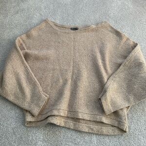 Premise Cream and White Relaxed Fit Sweater - Size Small